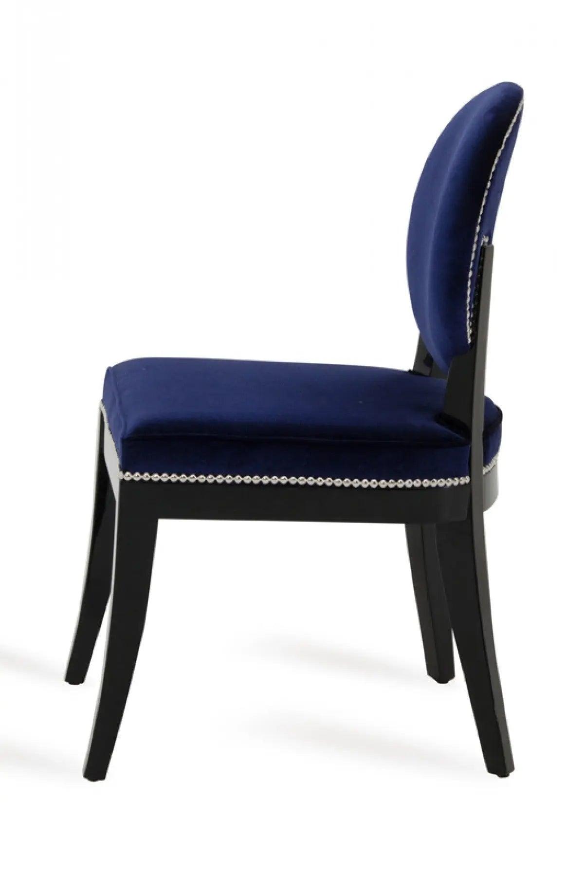 Vig Furniture - Isabella - Modern Blue Dining Chair (Set Of 2) - Vgunak011-2