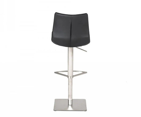 Vig Furniture - Modrest Aaron - Modern Black Eco-Leather Bar Stool - Vghr5357-Gb