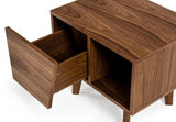 Vig Furniture - Modrest Abelard Mid-Century Walnut Nightstand - Vgbbmb1707-Ns