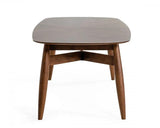 Vig Furniture - Modrest Ackley - Modern Walnut Rectangular Dining Table - Vgmamit-8117