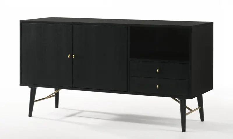 Vig Furniture - Modrest Addax - Modern Black Ash Buffet - Vgmabh-651-Buff