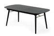 Modrest Addax Modern Black Extendable Dining Table Vgmamit-8109