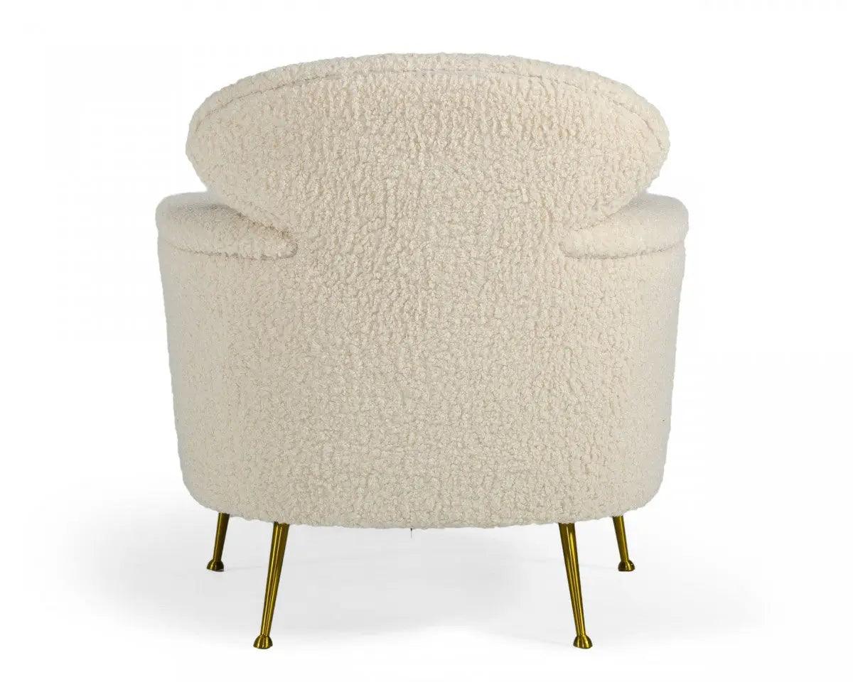 Vig Furniture - Modrest Altura - Modern Faux Fur Lounge Chair - Vgoddy-9176-Lc