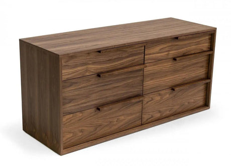 Vig Furniture - Modrest Amberlie Modern Walnut Dresser - Vgmabr-96-Wal-Drs