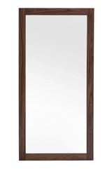 Vig Furniture - Modrest Amberlie Modern Walnut Floor Mirror - Vgmabr-96-Wal-Mir