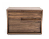 Vig Furniture - Modrest Amberlie Modern Walnut Nightstand - Vgmabr-96-Wal-Ns