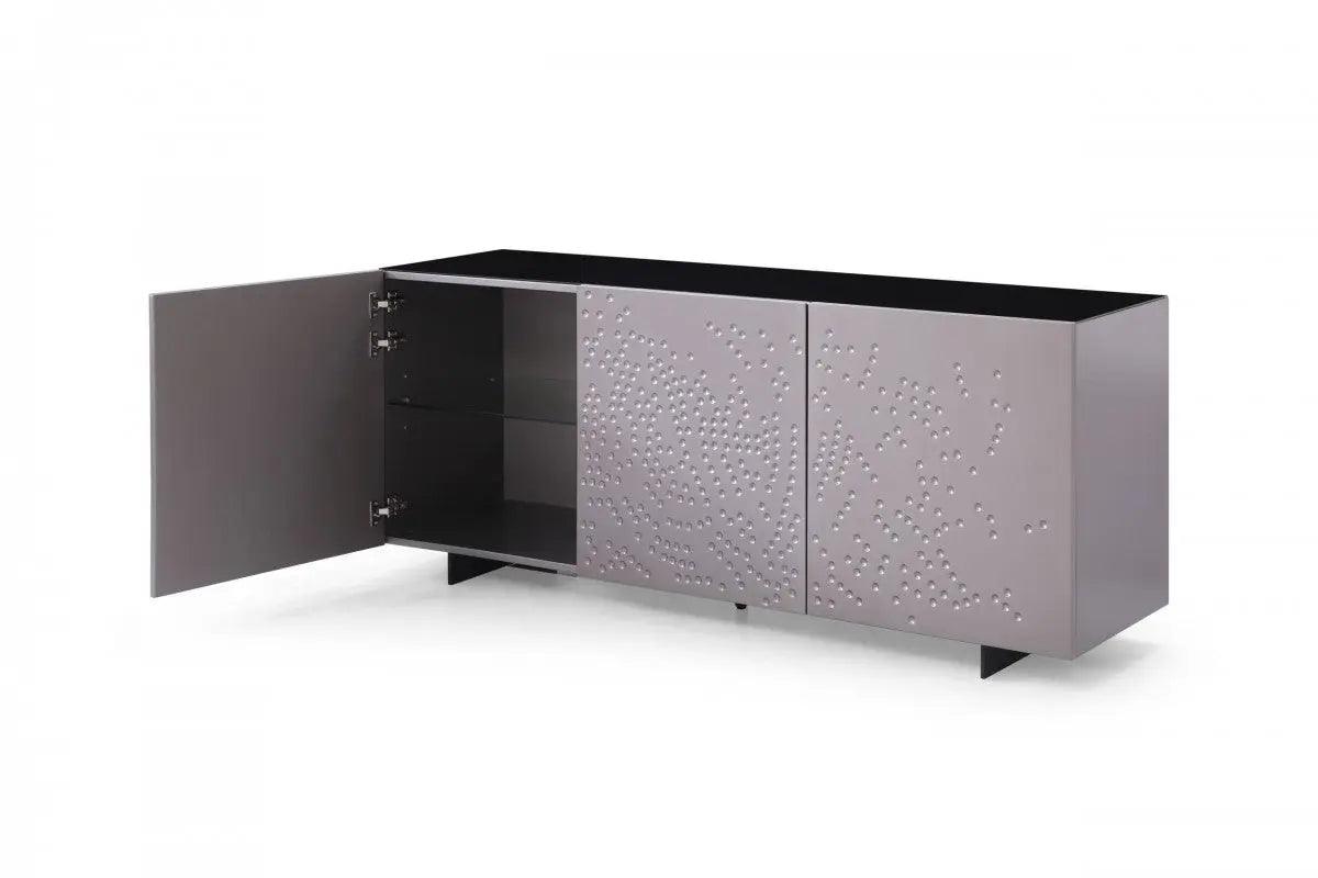 Vig Furniture - Modrest Antonio - Grey Powder Coating Buffet - Vgvcg0923-18-2