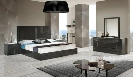 Vig Furniture - Modrest Ari Italian Modern Grey Bedroom Set - Vgacari-Set