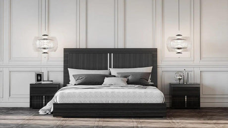 Vig Furniture - Modrest Ari Italian Modern Grey Bedroom Set - Vgacari-Set