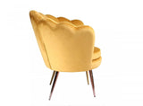 Vig Furniture - Modrest Balina Transitional Gold Accent Chair - Vgobty143-Blu-Ch