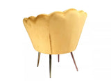 Vig Furniture - Modrest Balina Transitional Gold Accent Chair - Vgobty143-Blu-Ch