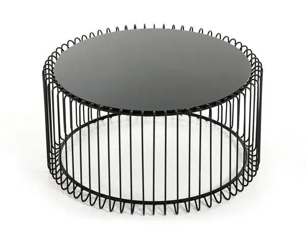 Vig Furniture - Modrest Beacon Contemporary Black Round Coffee Table - Vgvcct899