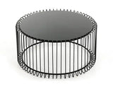 Vig Furniture - Modrest Beacon Contemporary Black Round Coffee Table - Vgvcct899