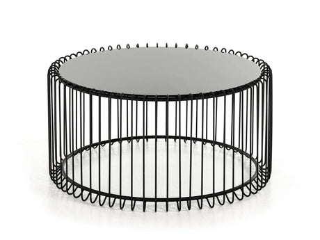 Vig Furniture - Modrest Beacon Contemporary Black Round Coffee Table - Vgvcct899