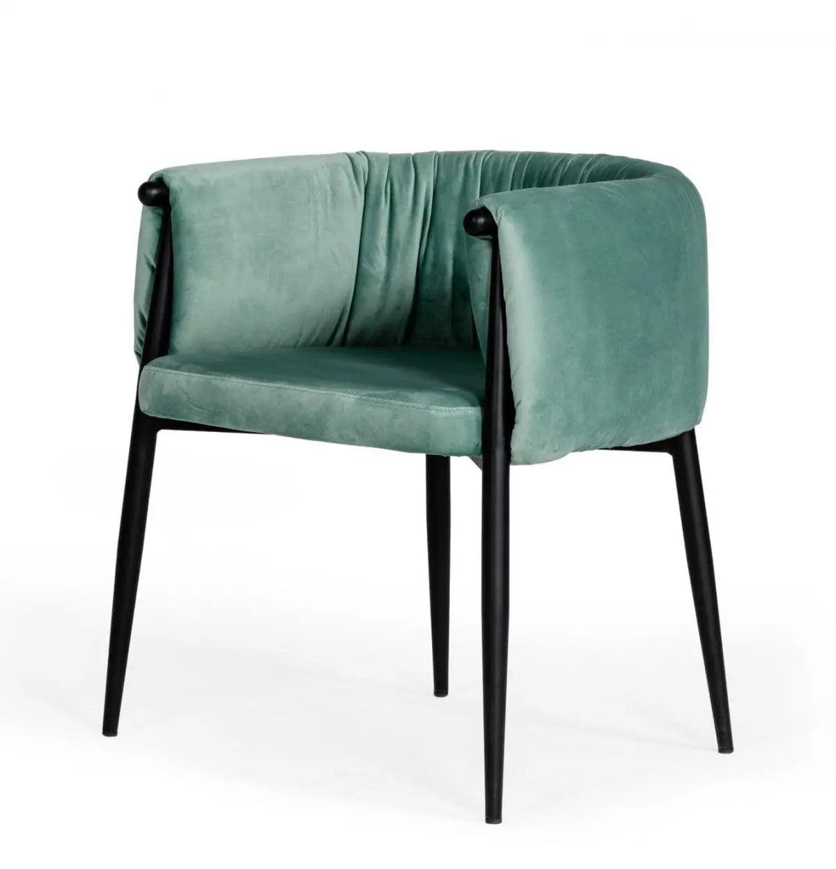 Vig Furniture - Modrest Belcaro Modern Light Green Fabric Dining Chair - Vgeumc-9706Ch-A-Grn