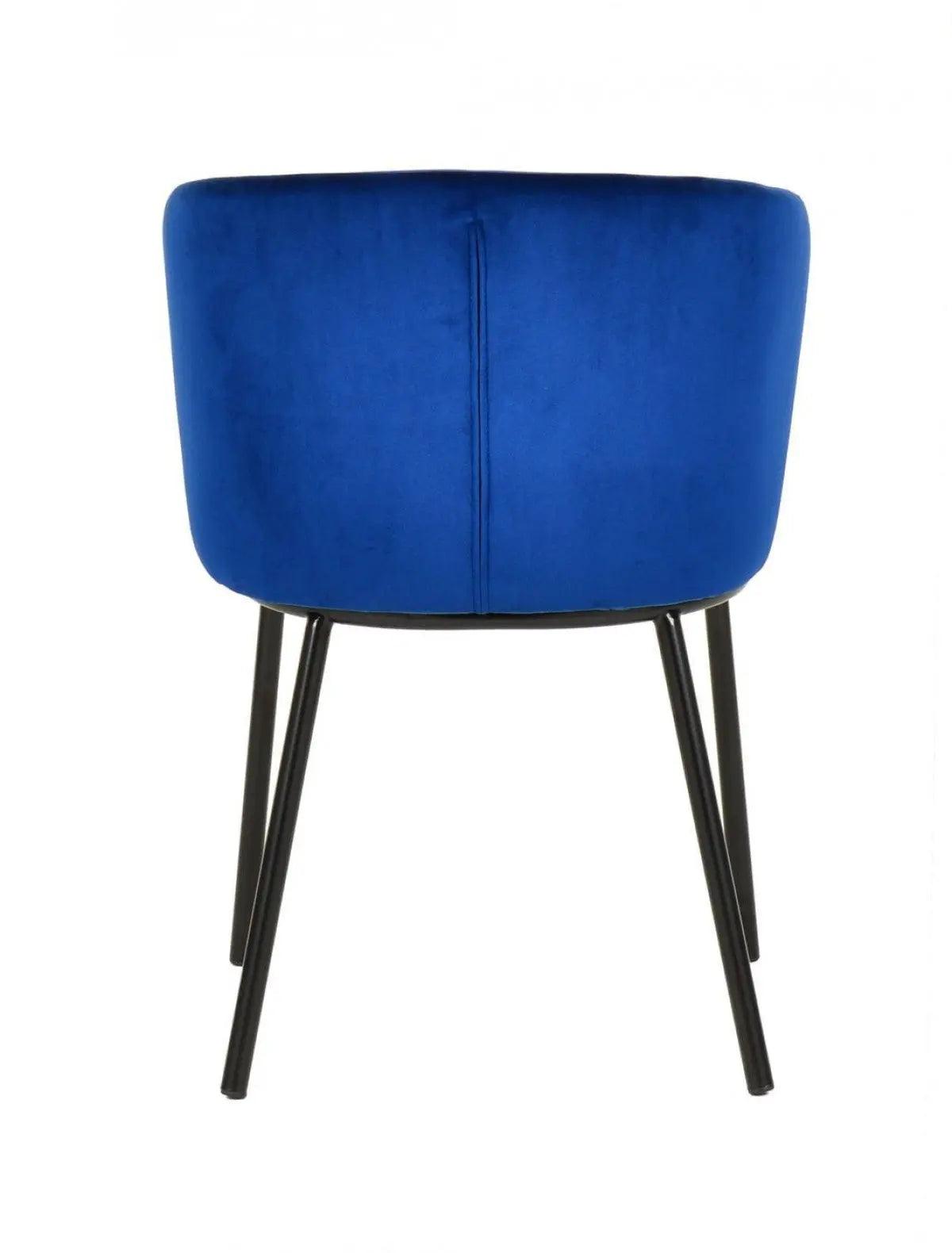 Vig Furniture - Modrest Bessie Modern Blue Velvet Dining Chair (Set Of 2) - Vgfh139131-Blu-Dc