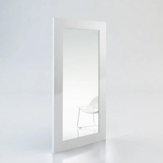 Vig Furniture - Modrest Beth Modern White Floor Mirror - Vgbb702R-Wht-Mir