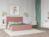 Vig Furniture - Modrest Beverly Modern Mauve Velvet Bed - Vgjyjy-653-Mau-Bed