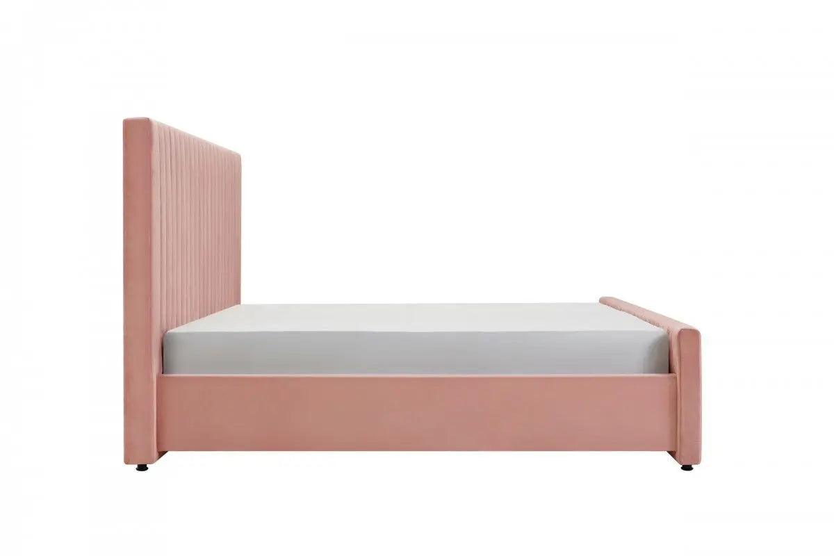 Vig Furniture - Modrest Beverly Modern Mauve Velvet Bed - Vgjyjy-653-Mau-Bed