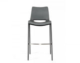 Vig Furniture - Modrest Bitely - Modern Gray Eco-Leather Bar Stool (Set Of 2) - Vghr-5356B