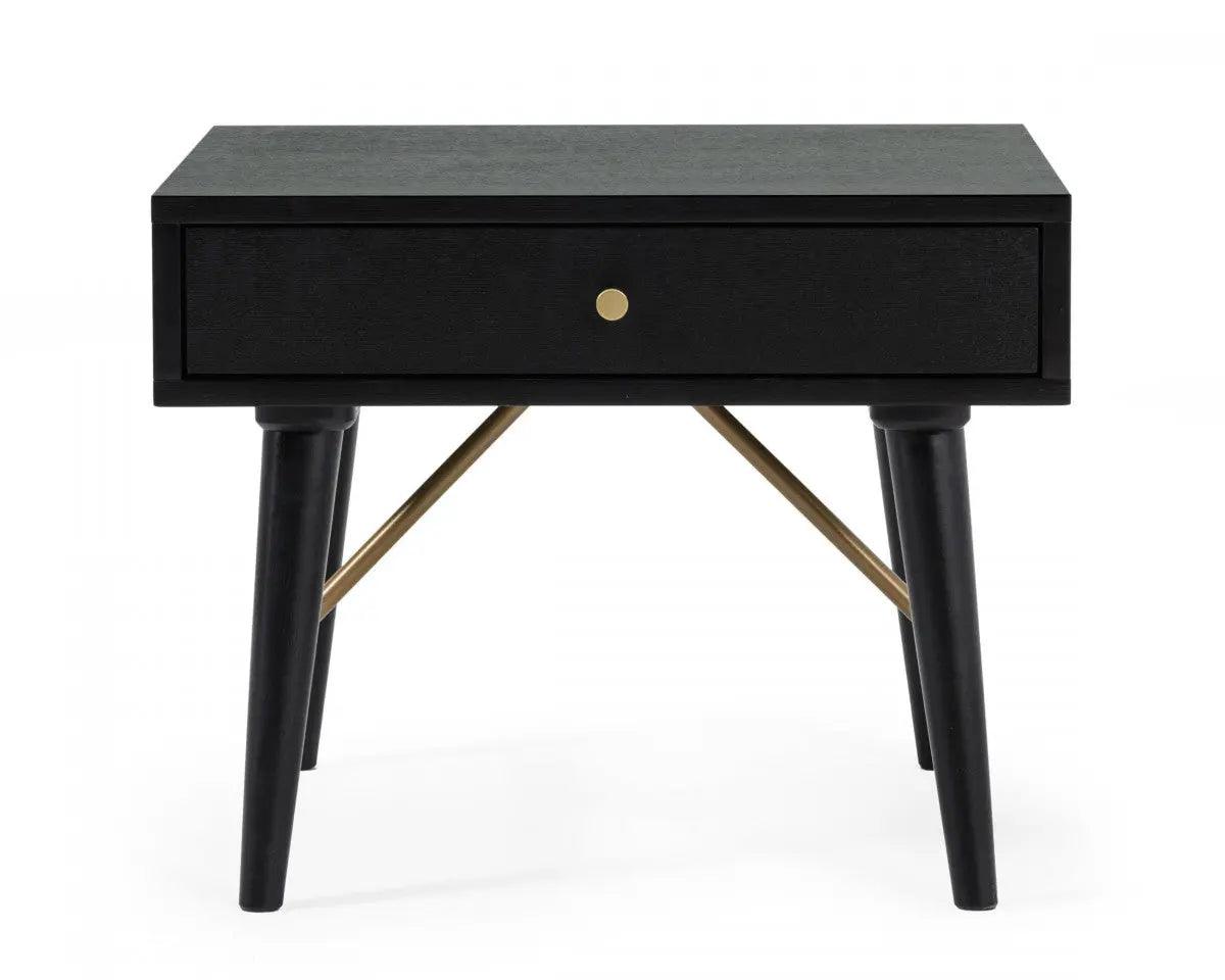 Vig Furniture - Modrest Bonfoy - Modern Black Ash End Table - Vgmabh-664-Et