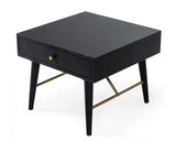 Vig Furniture - Modrest Bonfoy - Modern Black Ash End Table - Vgmabh-664-Et