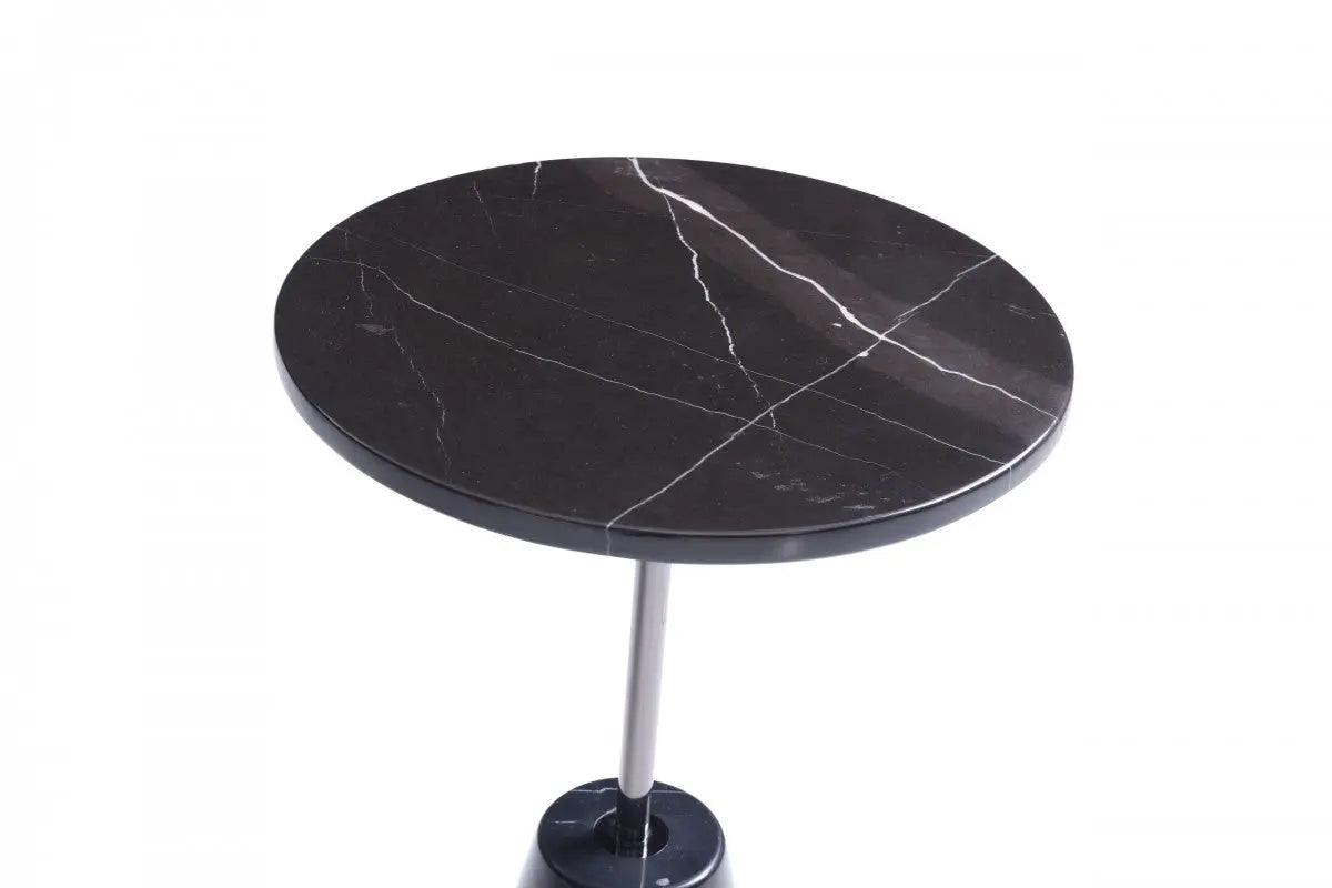 Vig Furniture - Modrest Bruce Contemporary Black Marble End Table - Vgvcet7009-Blk-Et