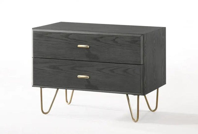 Vig Furniture - Modrest Bryan - Modern Grey Nightstand - Vgmabr-82-Grey-Ns