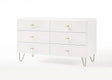 Modrest Bryan Modern White Dresser Vgmabr-82-Wht-Drs