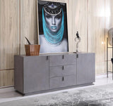 Vig Furniture - Modrest Buckley - Modern Grey Crackle Buffet - Vgvcg2003-Gry-Buf