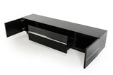 Vig Furniture - Modrest Caeden Contemporary Black High Gloss Tv Stand - Vgbbtl6202