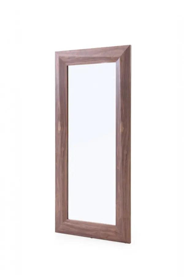 Vig Furniture - Modrest Calem Modern Walnut Floor Mirror - Vgvcj1108-Mh-Wal