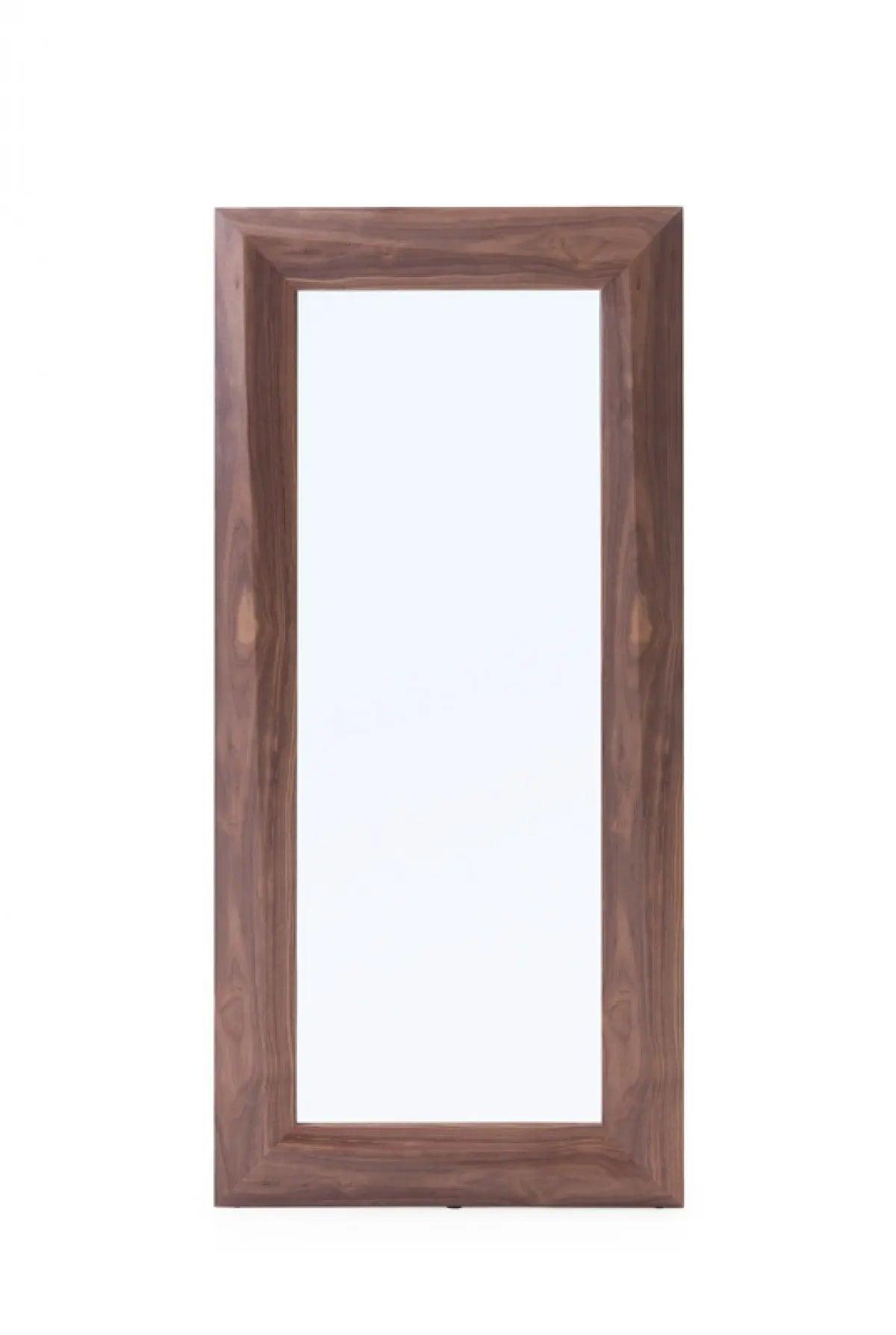 Vig Furniture - Modrest Calem Modern Walnut Floor Mirror - Vgvcj1108-Mh-Wal