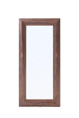 Vig Furniture - Modrest Calem Modern Walnut Floor Mirror - Vgvcj1108-Mh-Wal