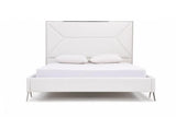 Vig Furniture - Modrest Candid Modern White Bed - Vgvcbd1109