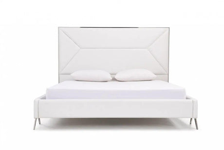 Vig Furniture - Modrest Candid Modern White Bed - Vgvcbd1109