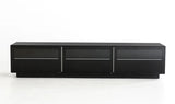 Vig Furniture - Modrest Carter Contemporary Black Tv Stand - Vgbbsl8152