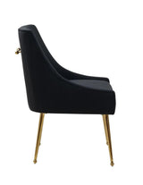 Vig Furniture - Modrest Castana - Modern Black Velvet & Gold Dining Chair (Set Of 2) - Vgrhrhs-Dc-101-Blk