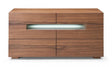 Modrest Ceres Contemporary Led Walnut Dresser Vgwccg05D-Wal-Drs
