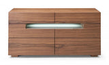 Vig Furniture - Modrest Ceres - Contemporary Led Walnut Dresser - Vgwccg05D-Wal-Drs