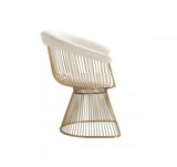 Vig Furniture - Modrest Chandler - Modern Beige Velvet & Gold Dining Chair - Vgzay007-Bei-Dc