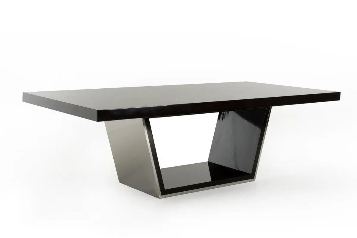 Vig Furniture - Modrest Christa Modern Ebony Dining Table - Vghb220T