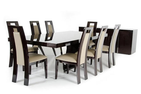 Vig Furniture - Modrest Christa Modern Ebony Dining Table - Vghb220T