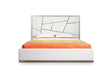 Modrest Chrysler Modern White Bonded Leather Bed Vgvcbd8978-Wht
