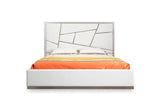 Vig Furniture - Modrest Chrysler Modern White Bonded Leather Bed - Vgvcbd8978-Wht