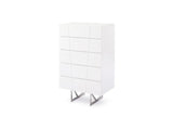 Vig Furniture - Modrest Chrysler Modern White Chest - Vgvcj8978-5H-Wht