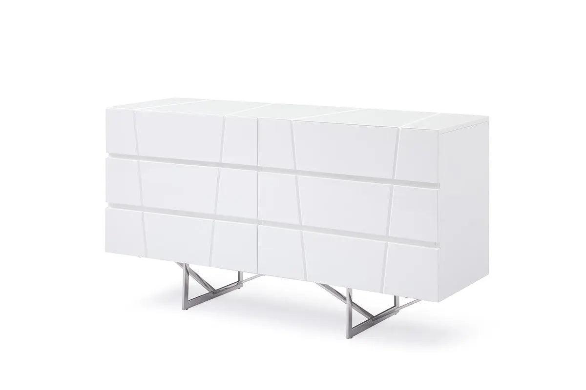 Vig Furniture - Modrest Chrysler Modern White Dresser - Vgvcj8978-D-Wht