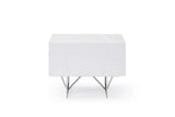 Vig Furniture - Modrest Chrysler Modern White Nightstand - Vgvcn8978-Wht