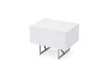 Vig Furniture - Modrest Chrysler Modern White Nightstand - Vgvcn8978-Wht