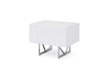 Vig Furniture - Modrest Chrysler Modern White Nightstand - Vgvcn8978-Wht